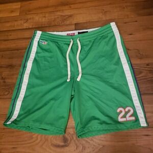 VTG‎ Y2K HOLLISTER CO MENS GREEN ATHLETIC TRACK SHORTS